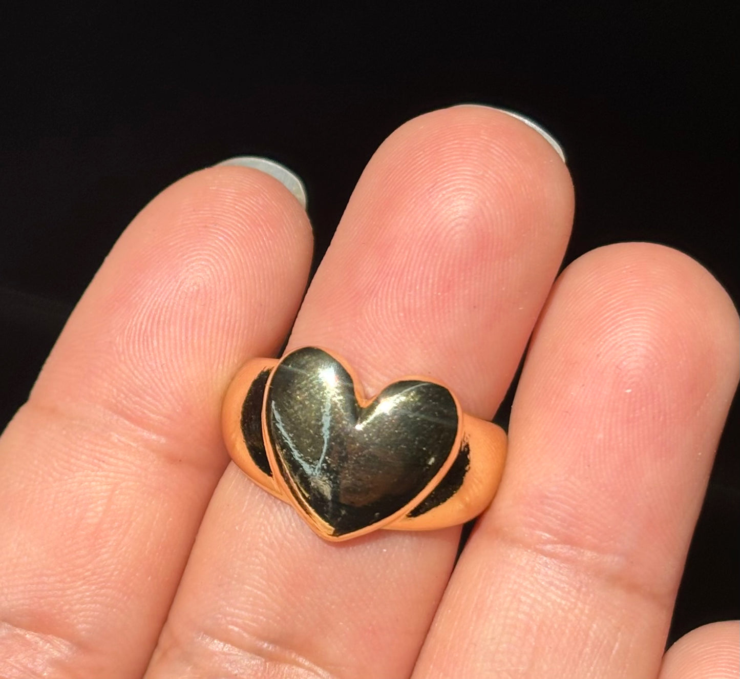 Thick Band Ajustable Ring