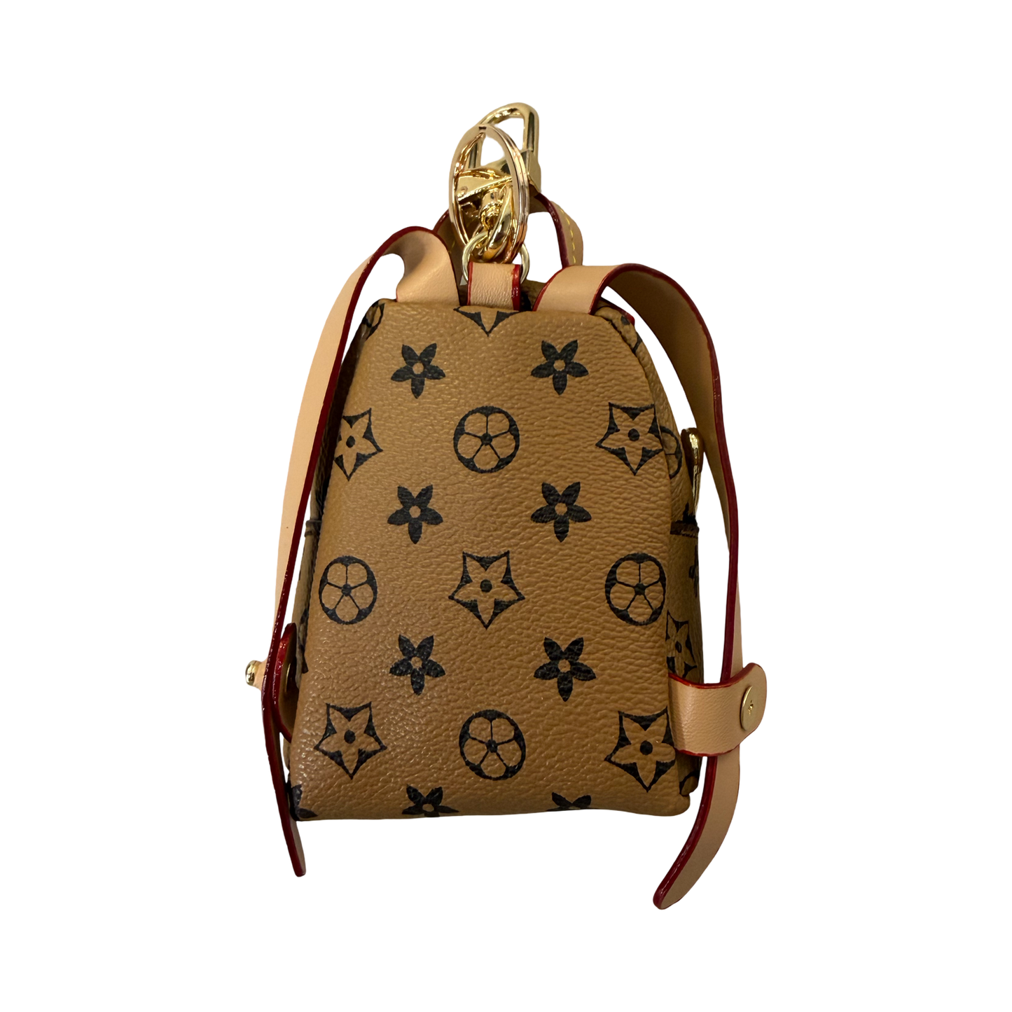 Light Brown Backpack Keychain