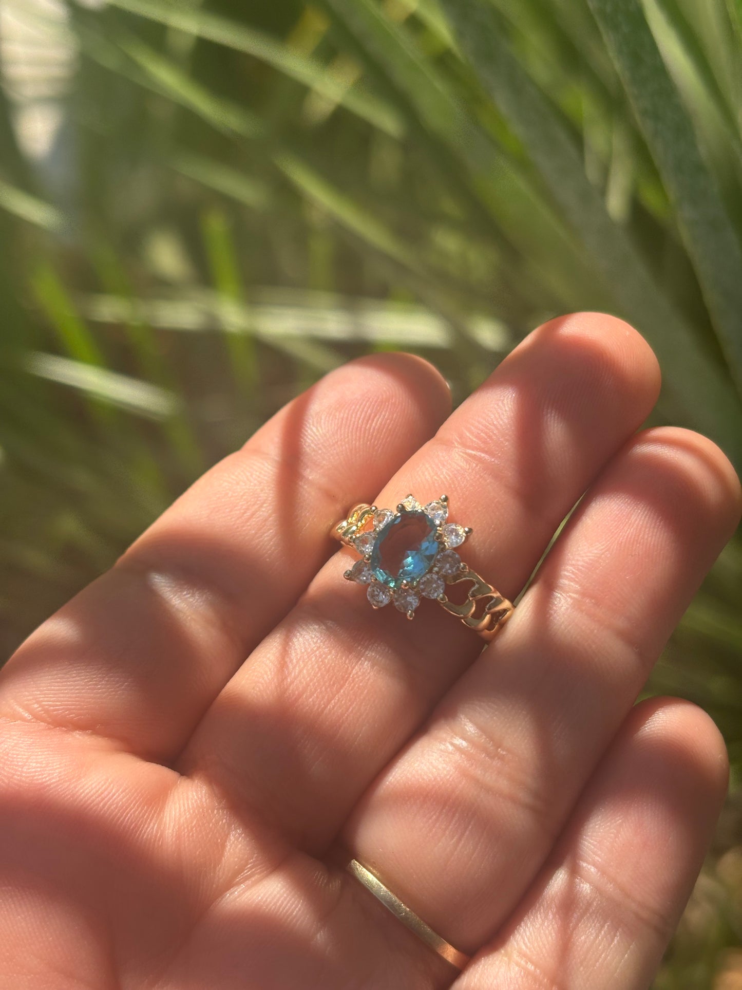 Bby Blue Ajustable Ring