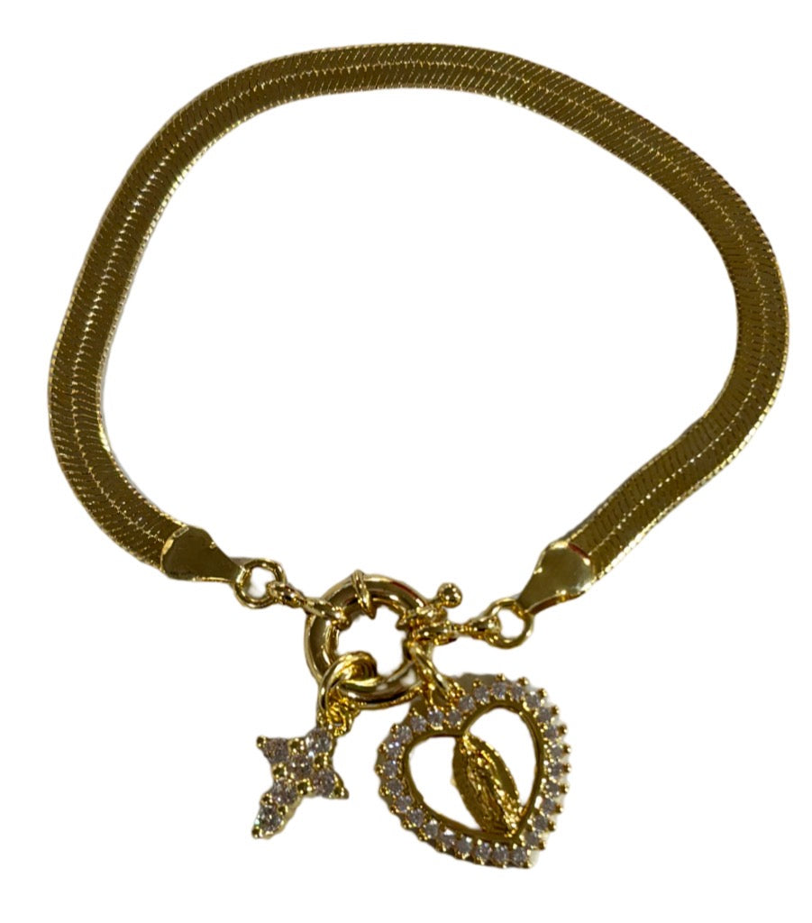 Virgen Heart Bracelet