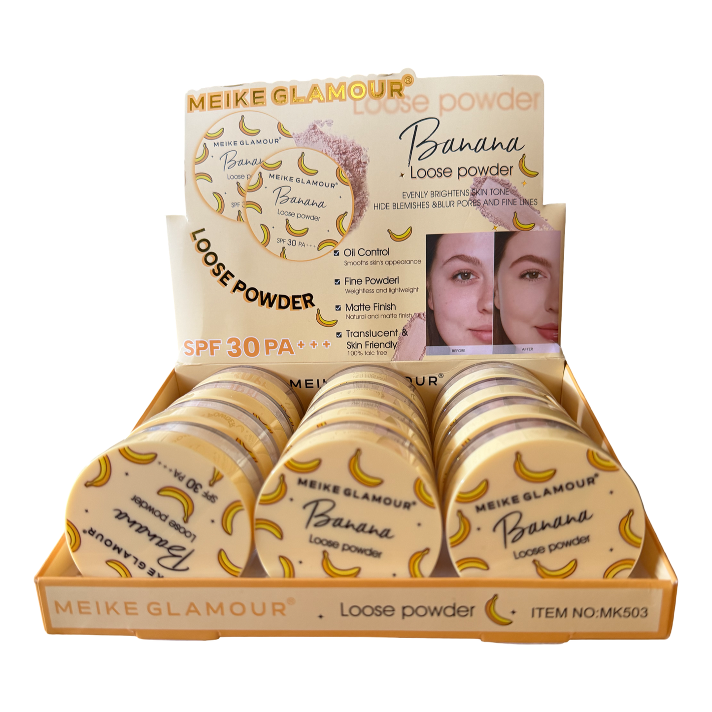 Banana Loose Powder 12pc