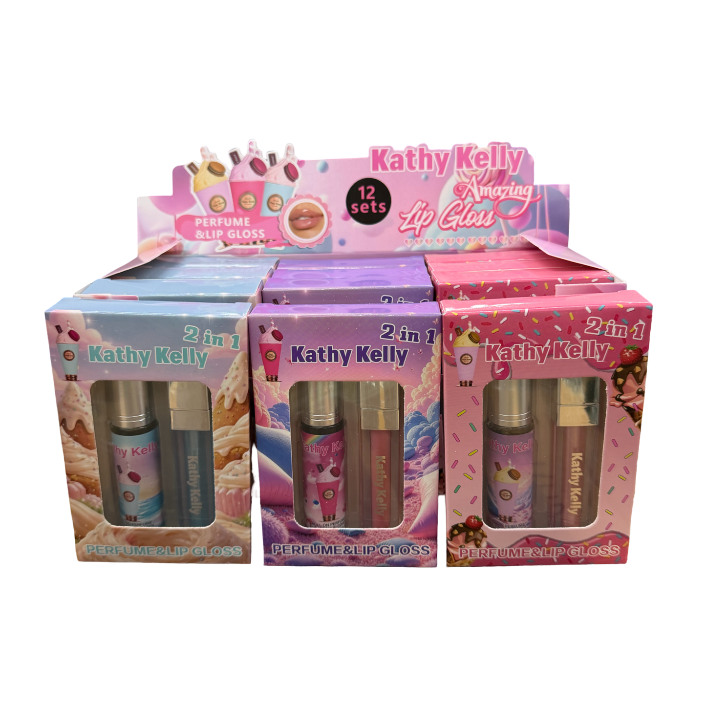 Ice Cream Perfume & Gloss 12pc