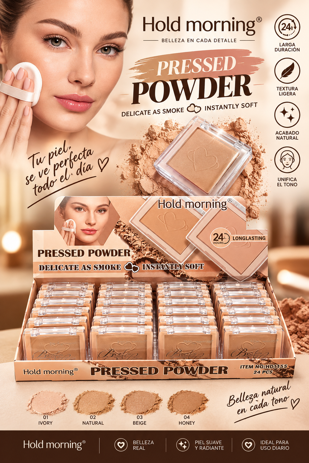 Pressed powder