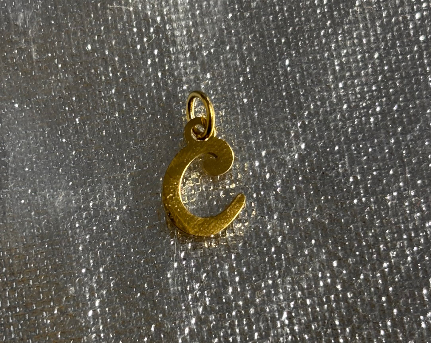 DIY C Charm Pendant