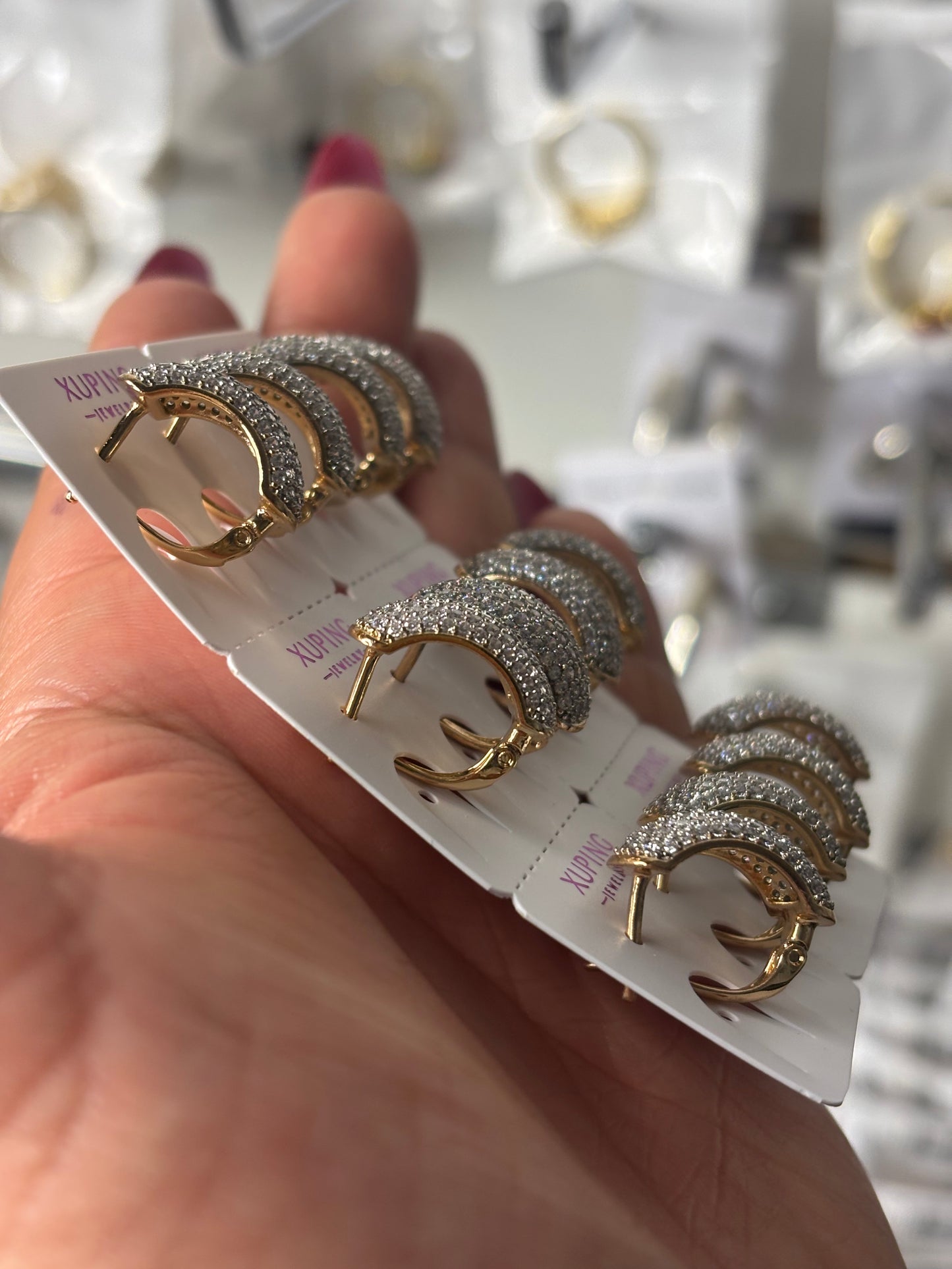 Bling Earring 6pc #3137