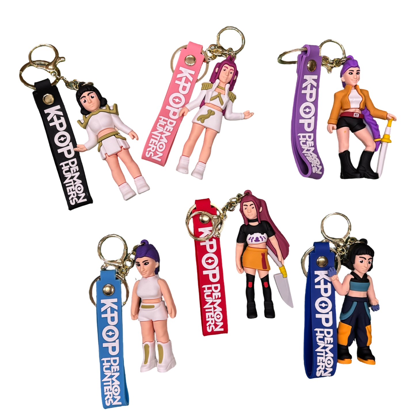 Keychain me pop girls 12pcs