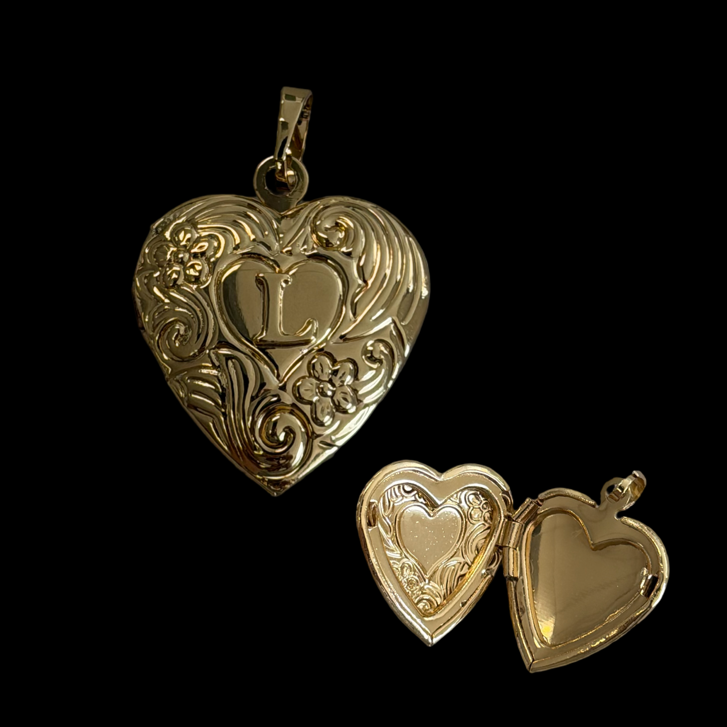 H-6 heart L pendant