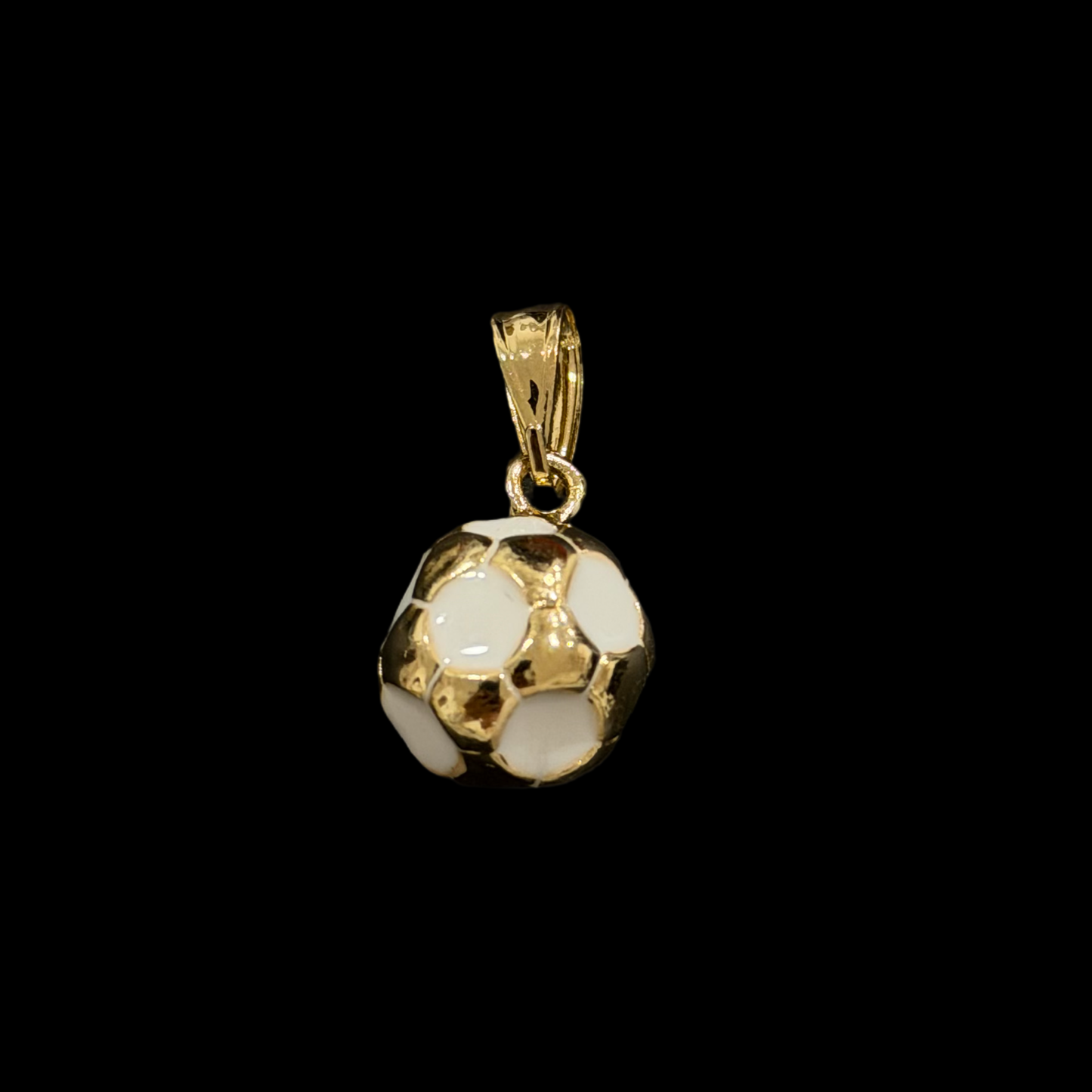 White Soccer Ball Pendant