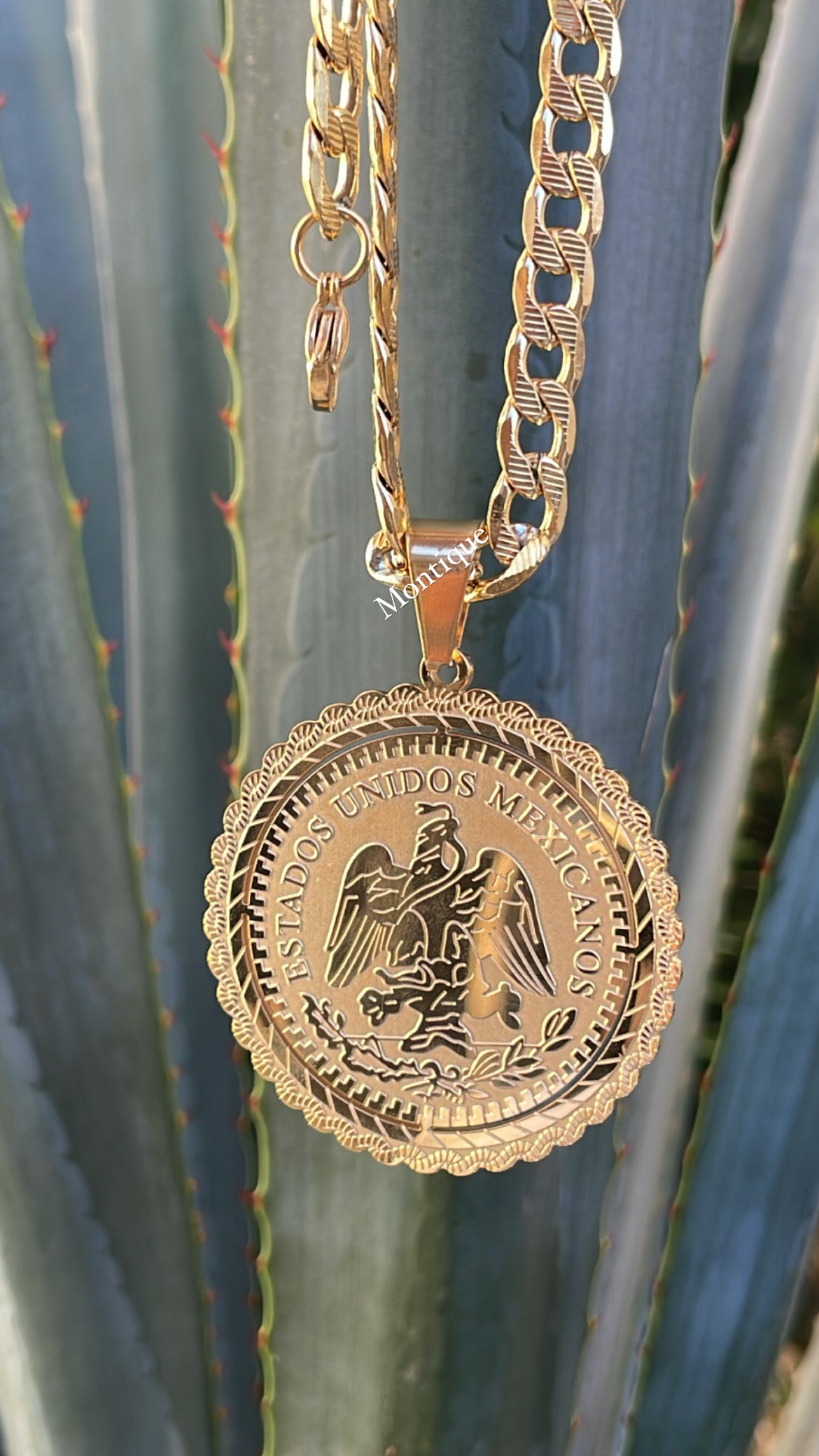 Centenario stainless steel pendant