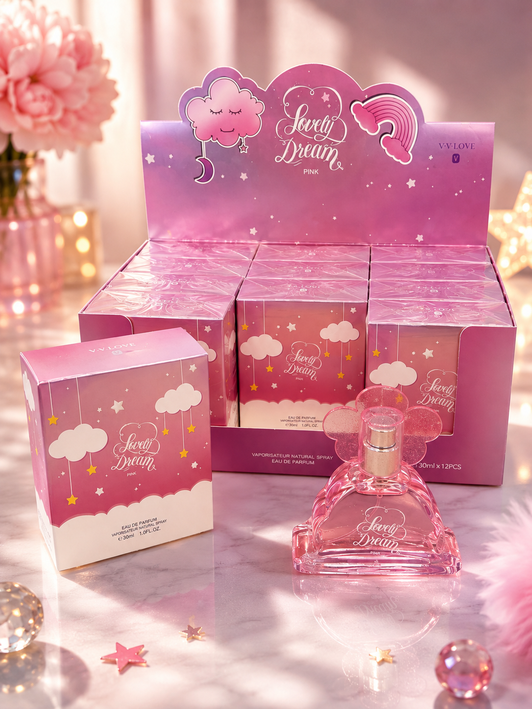 Pink Cloud Perfume 12pc