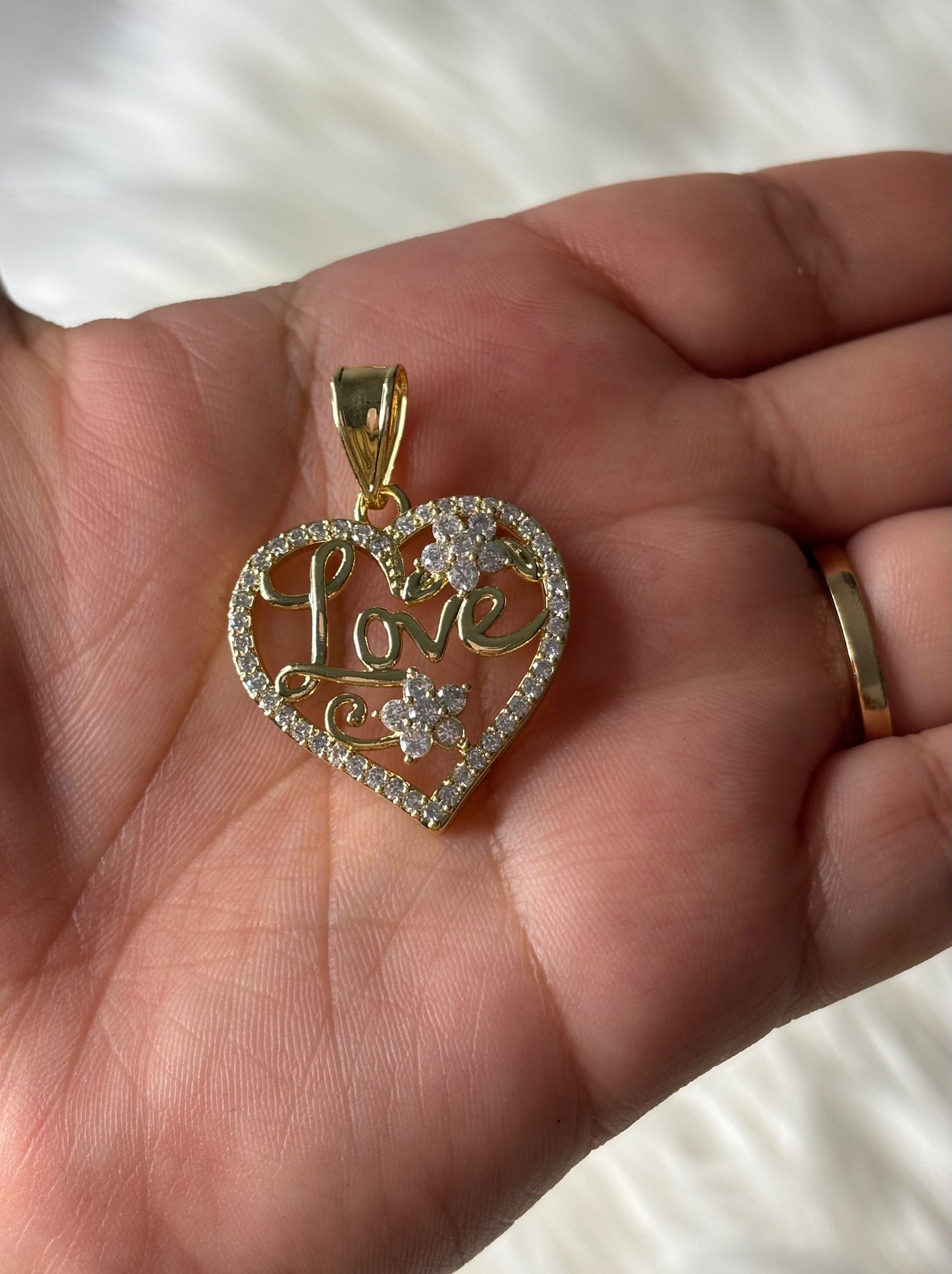 White Love Pendant