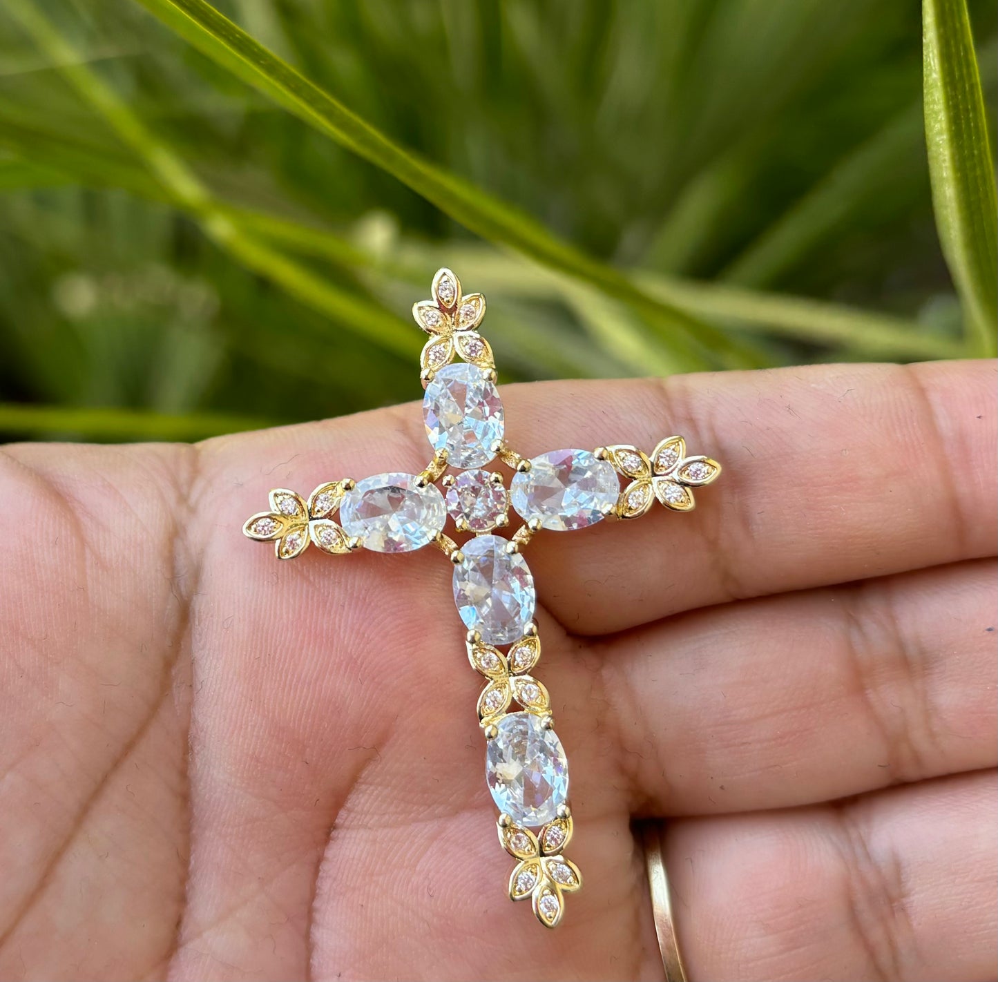 White Cross Pendant