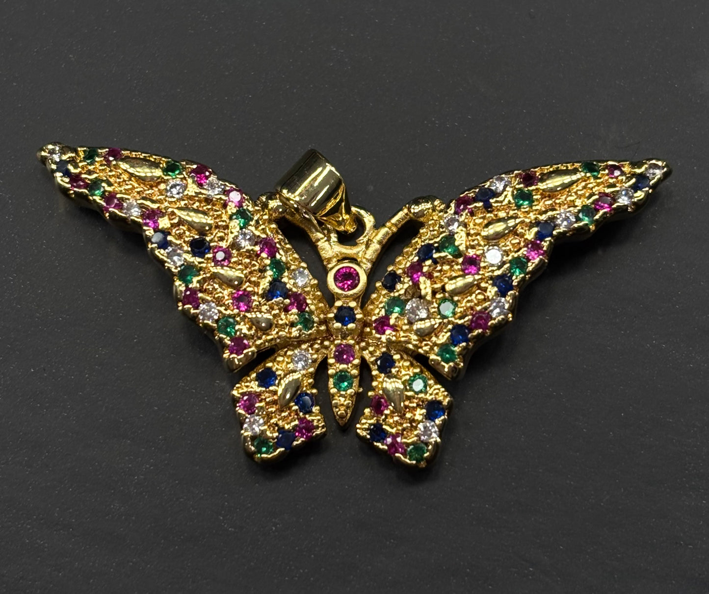Wide Butterfly Pendant