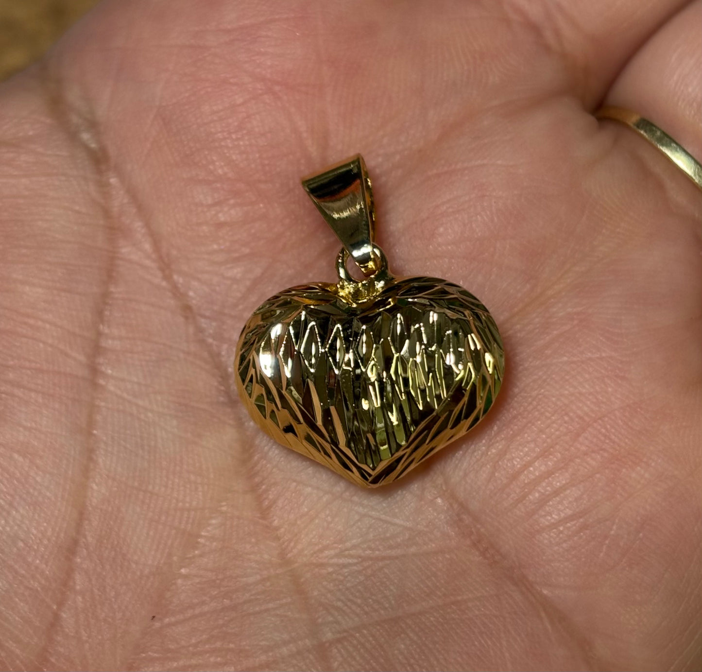 Heart Puffy Pendant