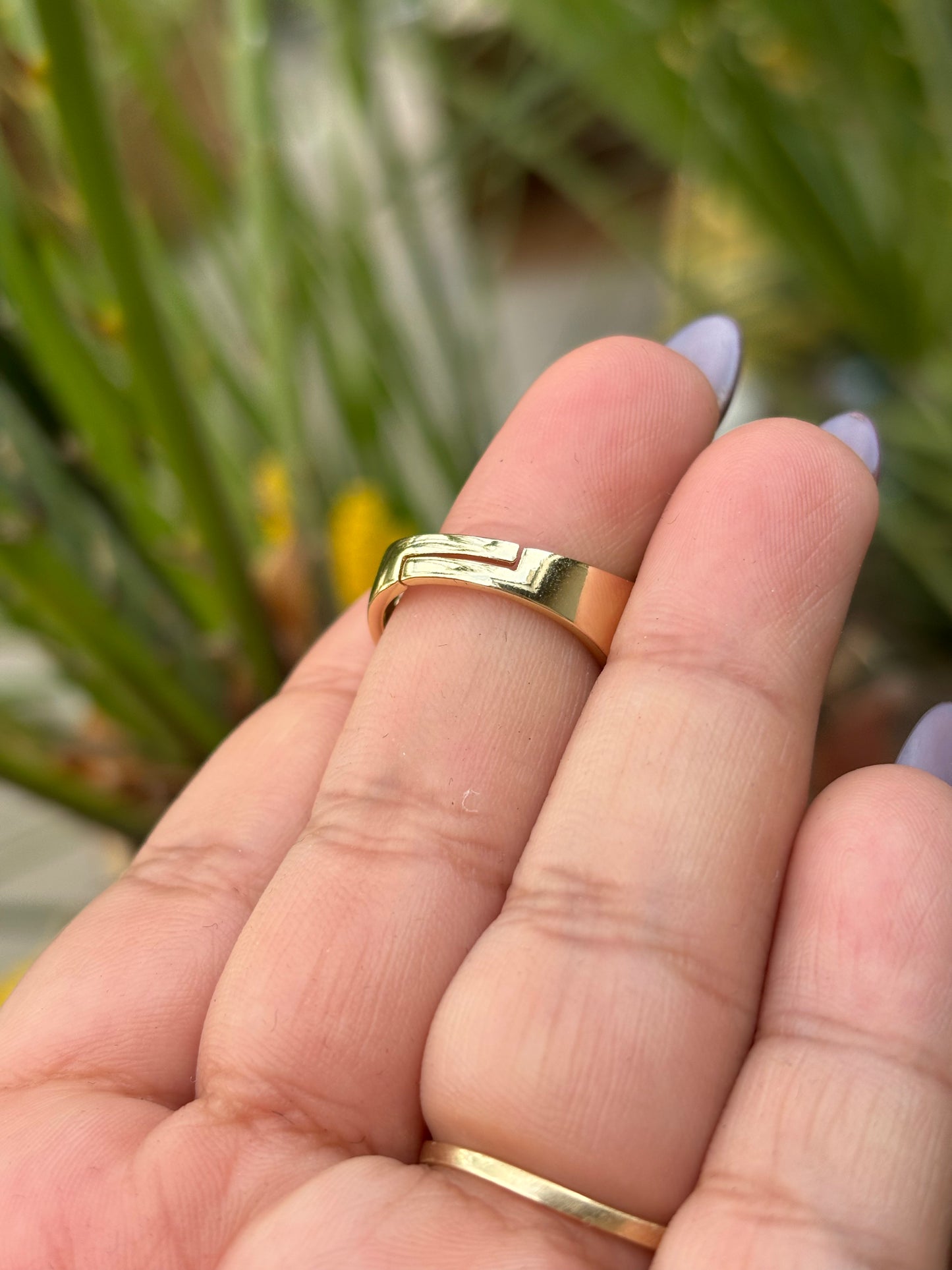 Solid Elephant Ajustable Ring