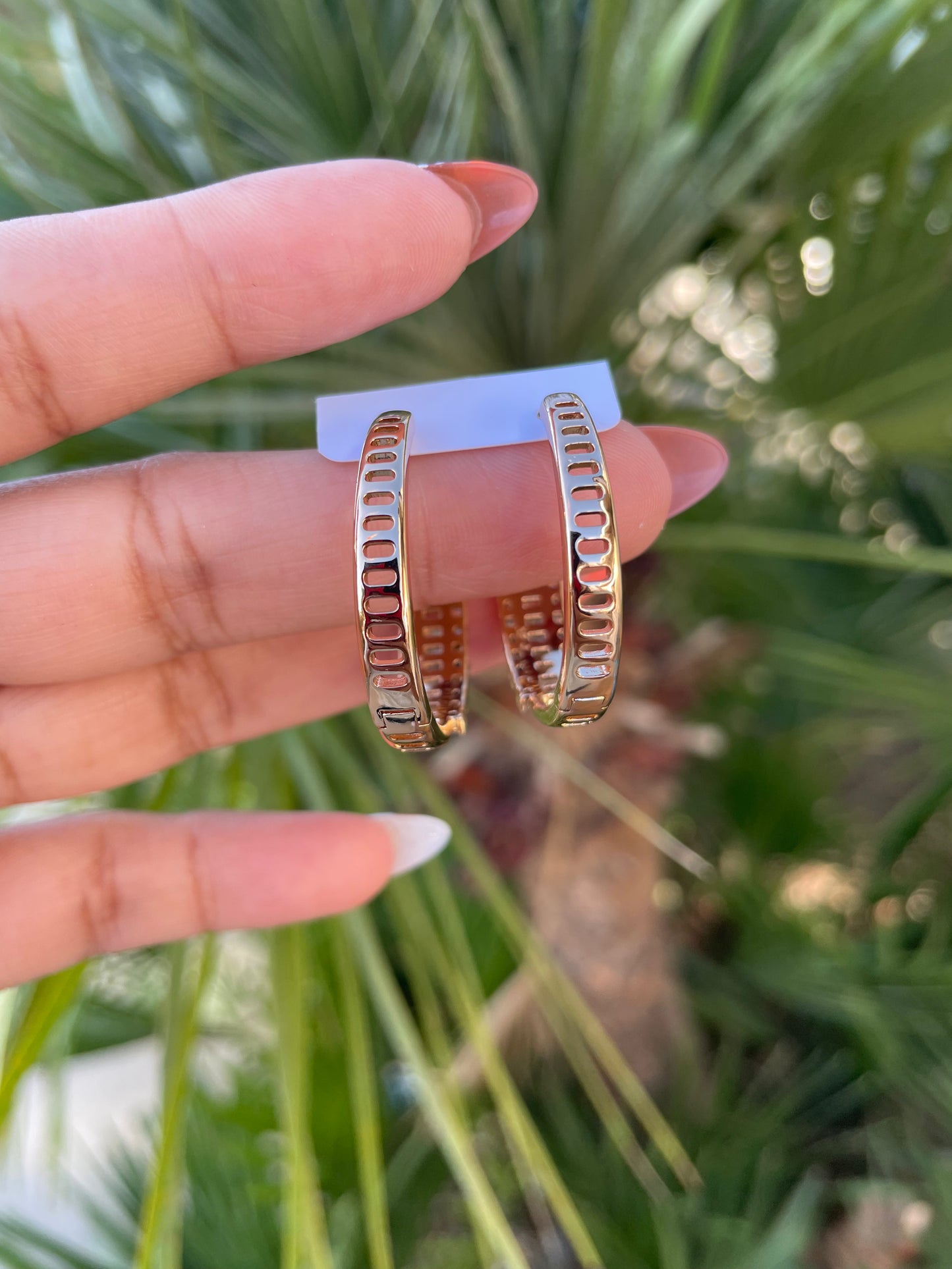 Bling hoop