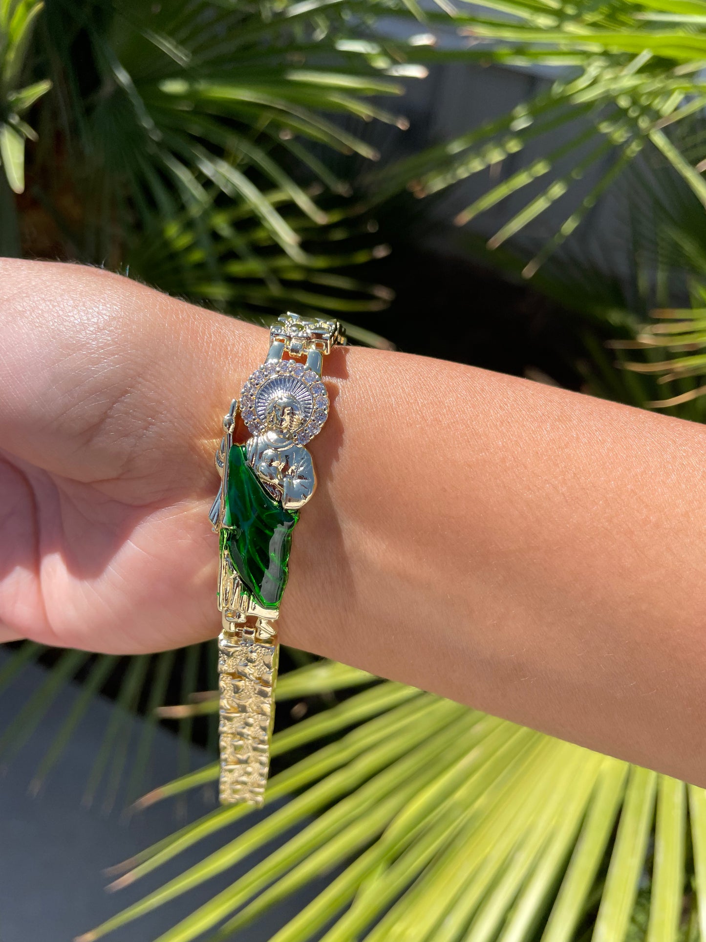 SJ green bracelet