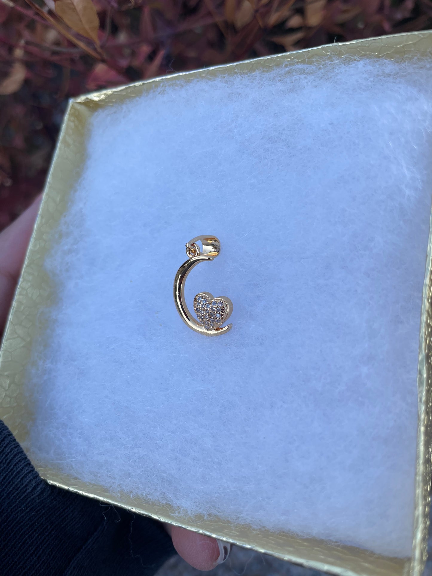 Moon heart Pendant