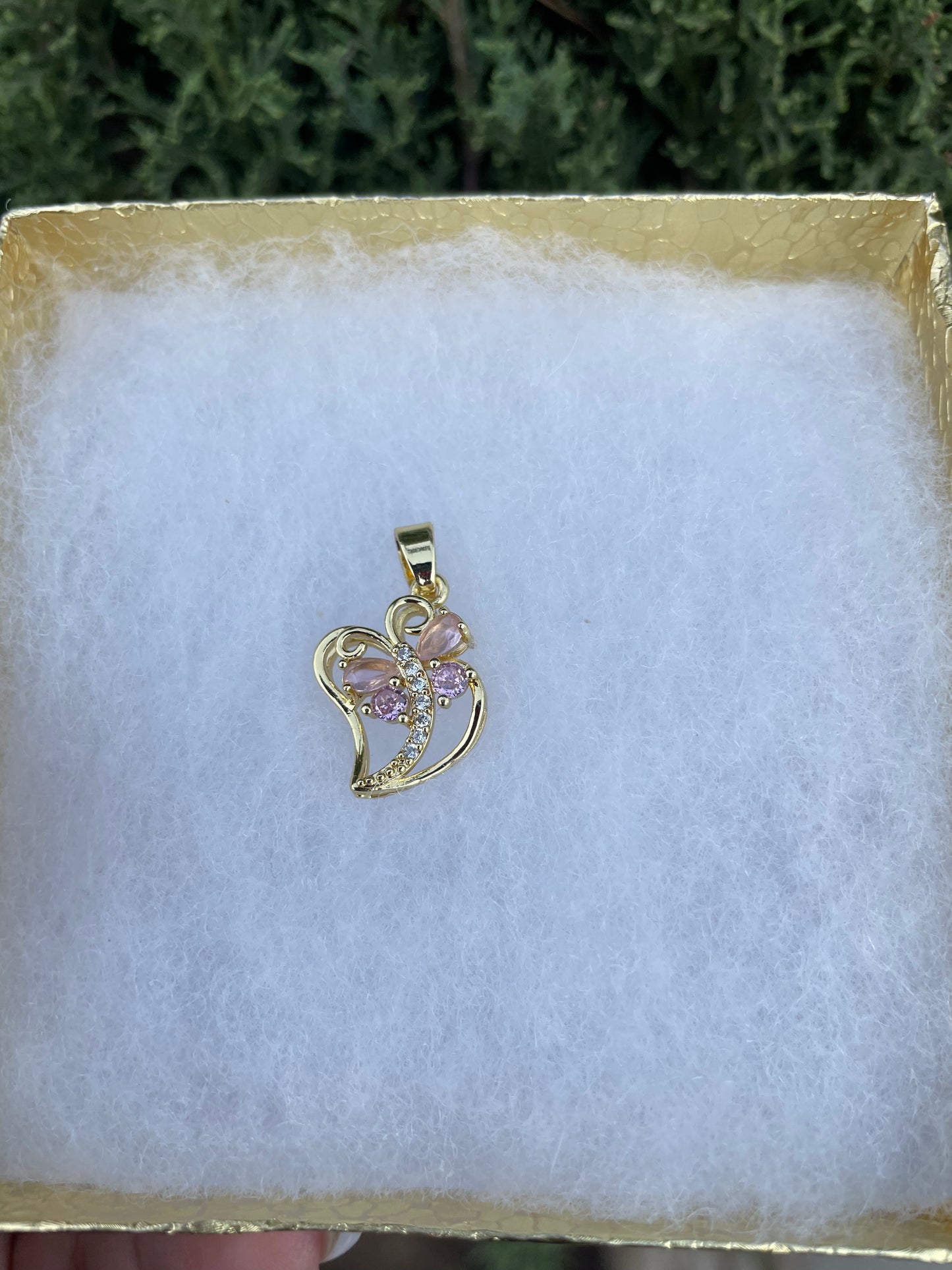 Mariposa heart Pendant