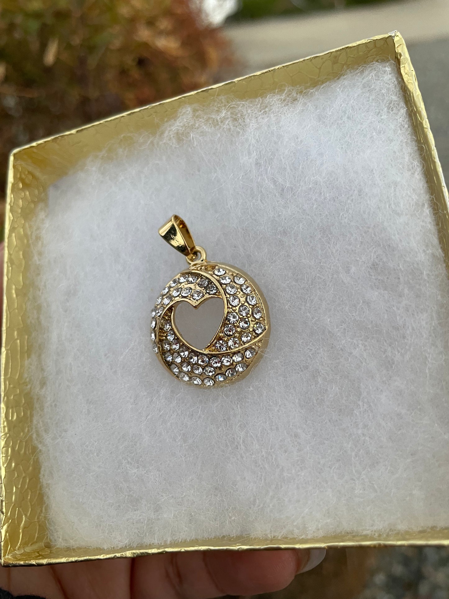 Heart circle Pendant