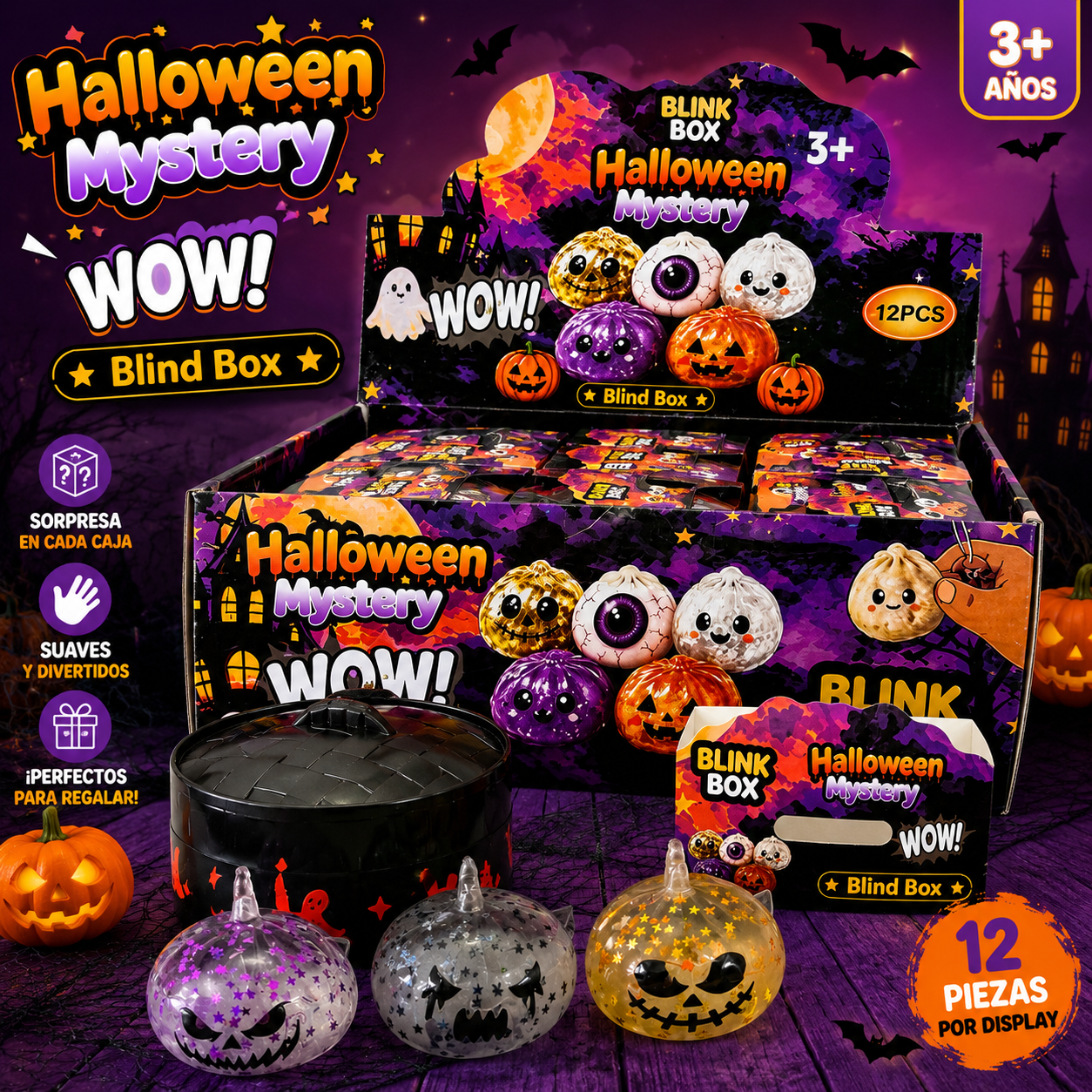 Halloween trío mini dumplings 12pcs