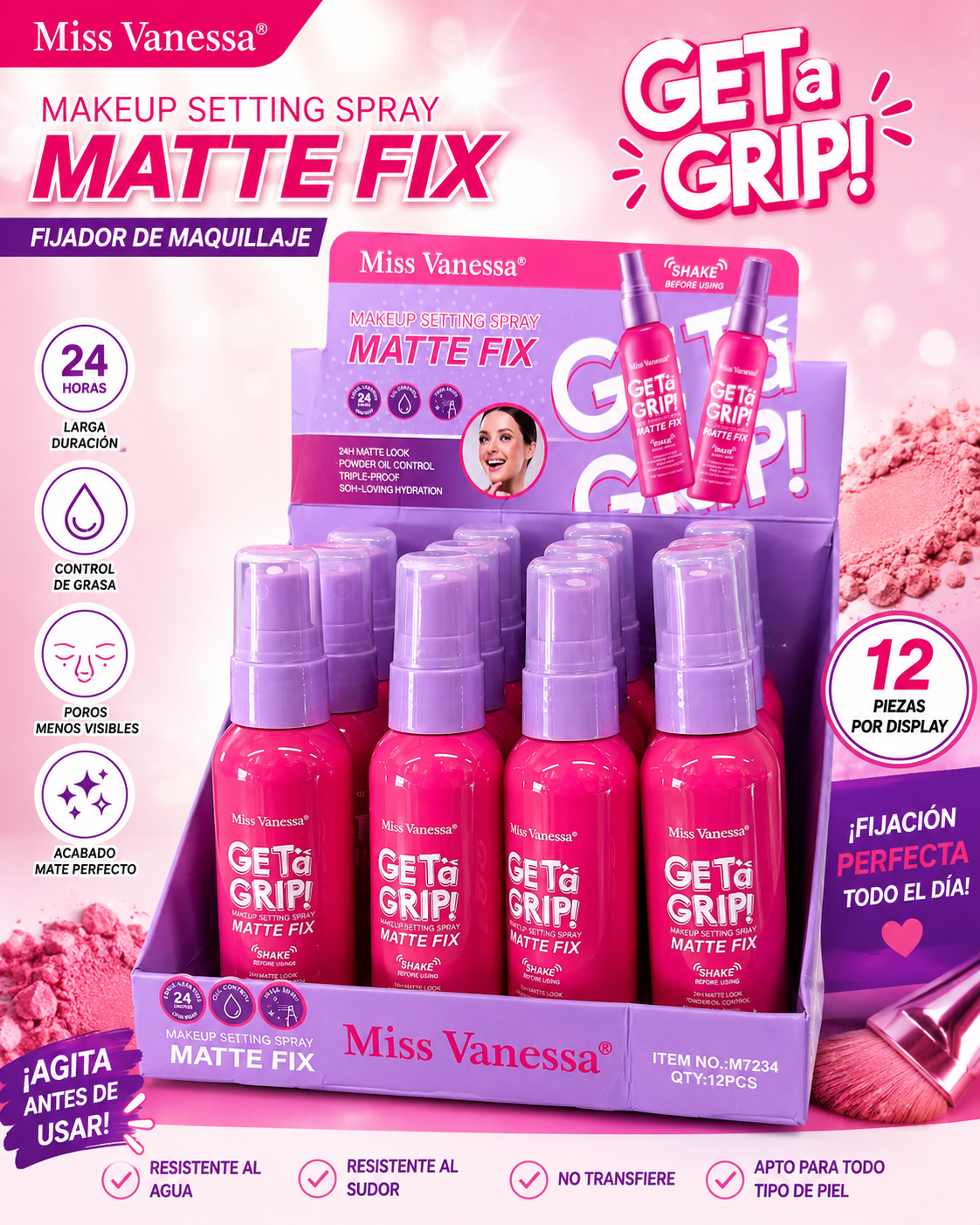 Setting spray 12pcs