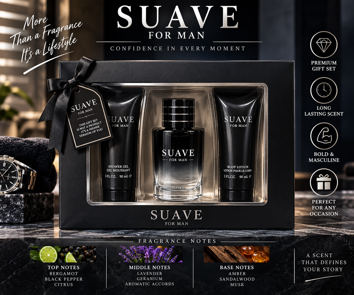 Suave Men Perfume Set