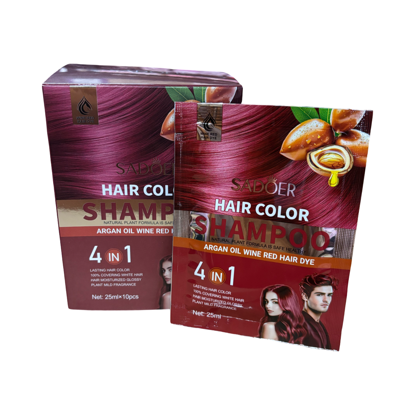 Red Color Shampoo 10pc