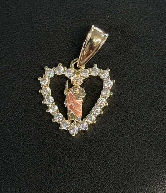 SJ Heart Bling Pendant