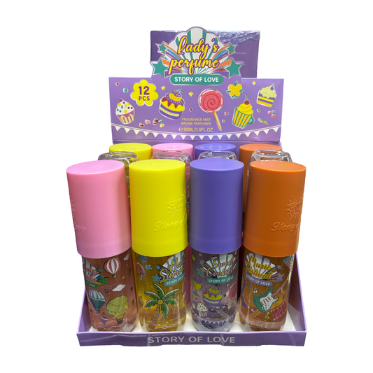 12pc Purple Perfume