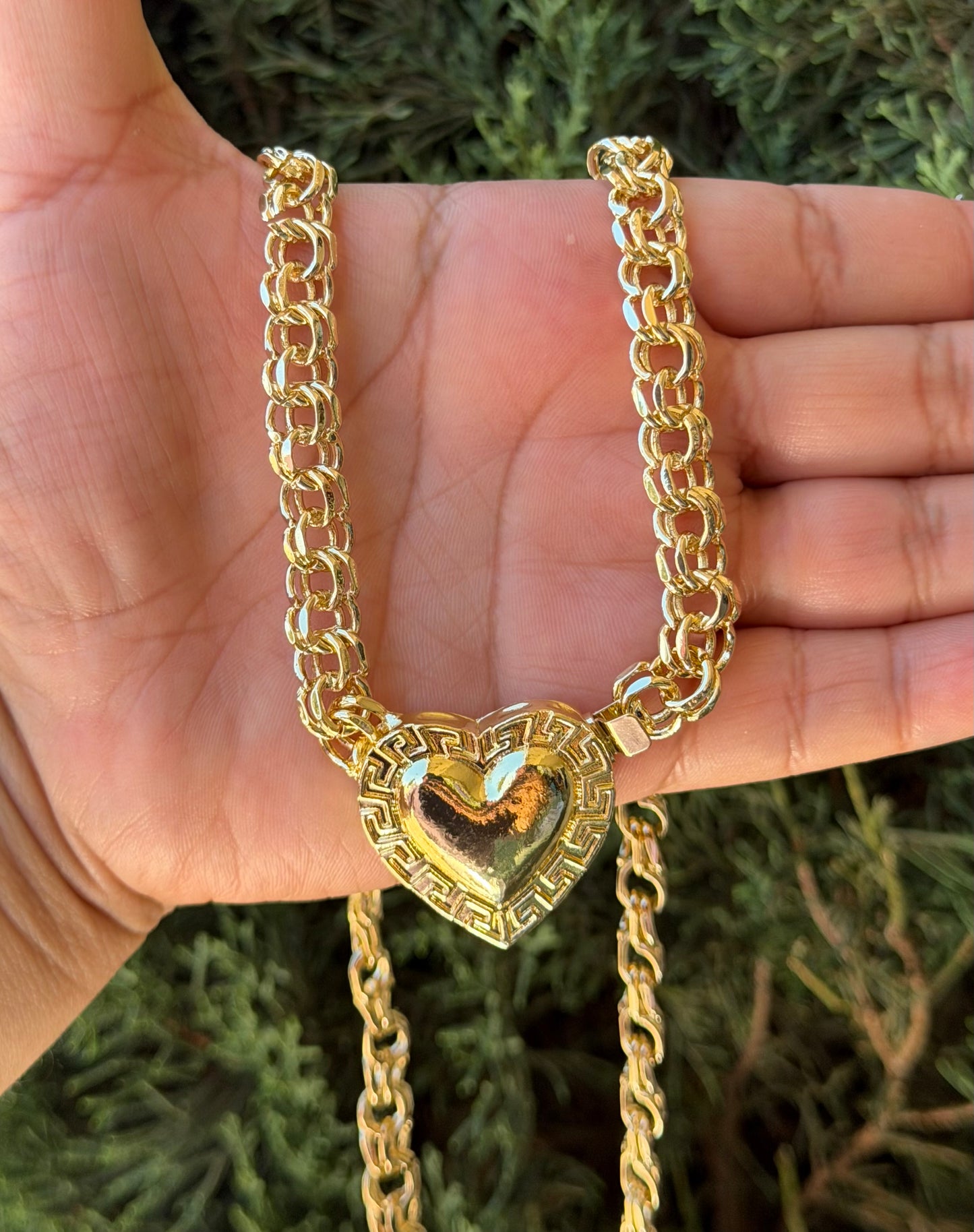 Tejido Chino Heart Chain