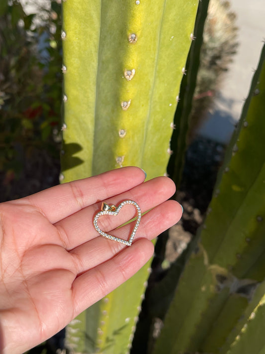 delicate heart pendant