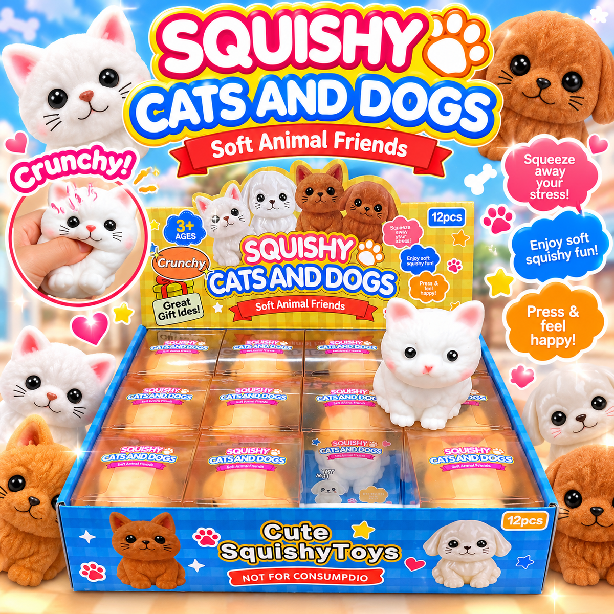 Crunchy Cat & Dog 12pc