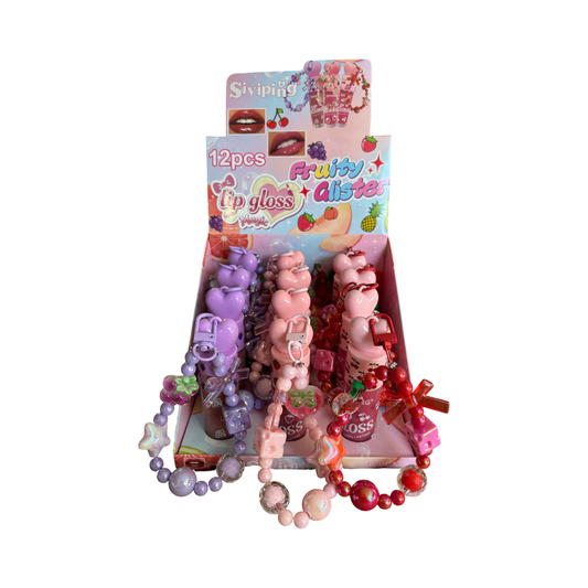 Lipgloss keychain fruity