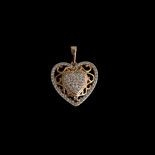 H-48 Xp heart pendant