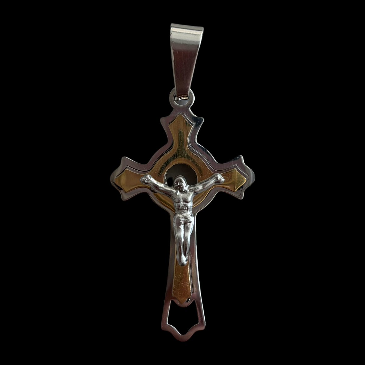SS-2 Cross Pendant stainless steel