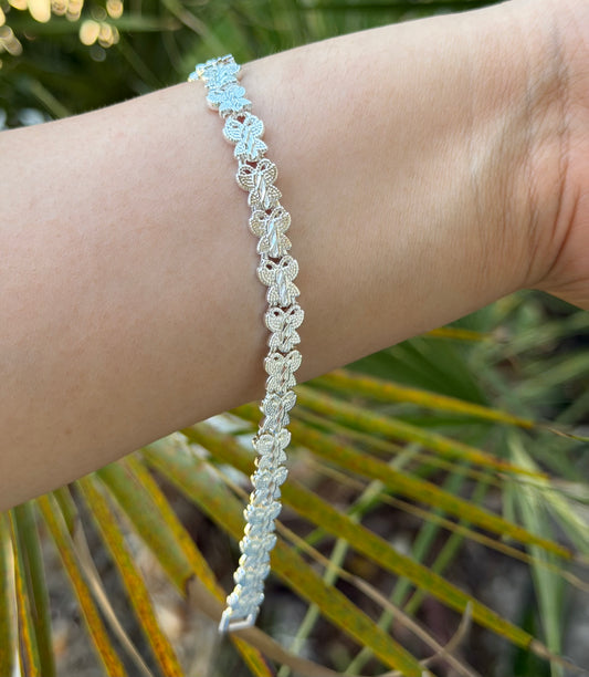 Silver Butterfly Bracelet