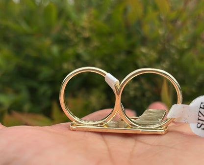 P Double Ring Size 9&10