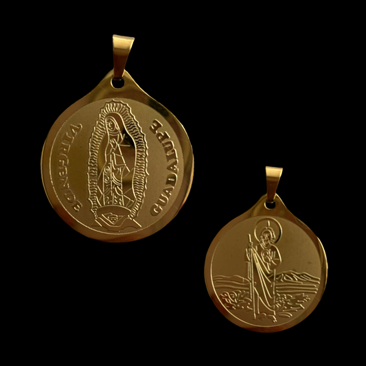 G-12 virgen and sj centenario pendant