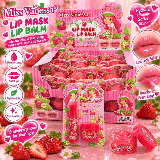 Fresita Lip Balm & Lip Mask 24pc