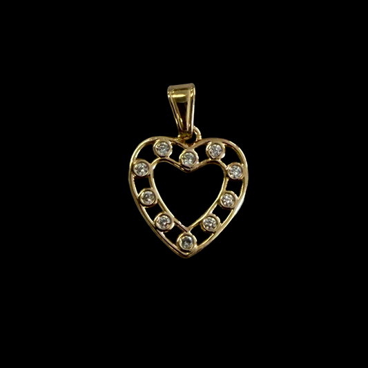 H-31 heart pendant