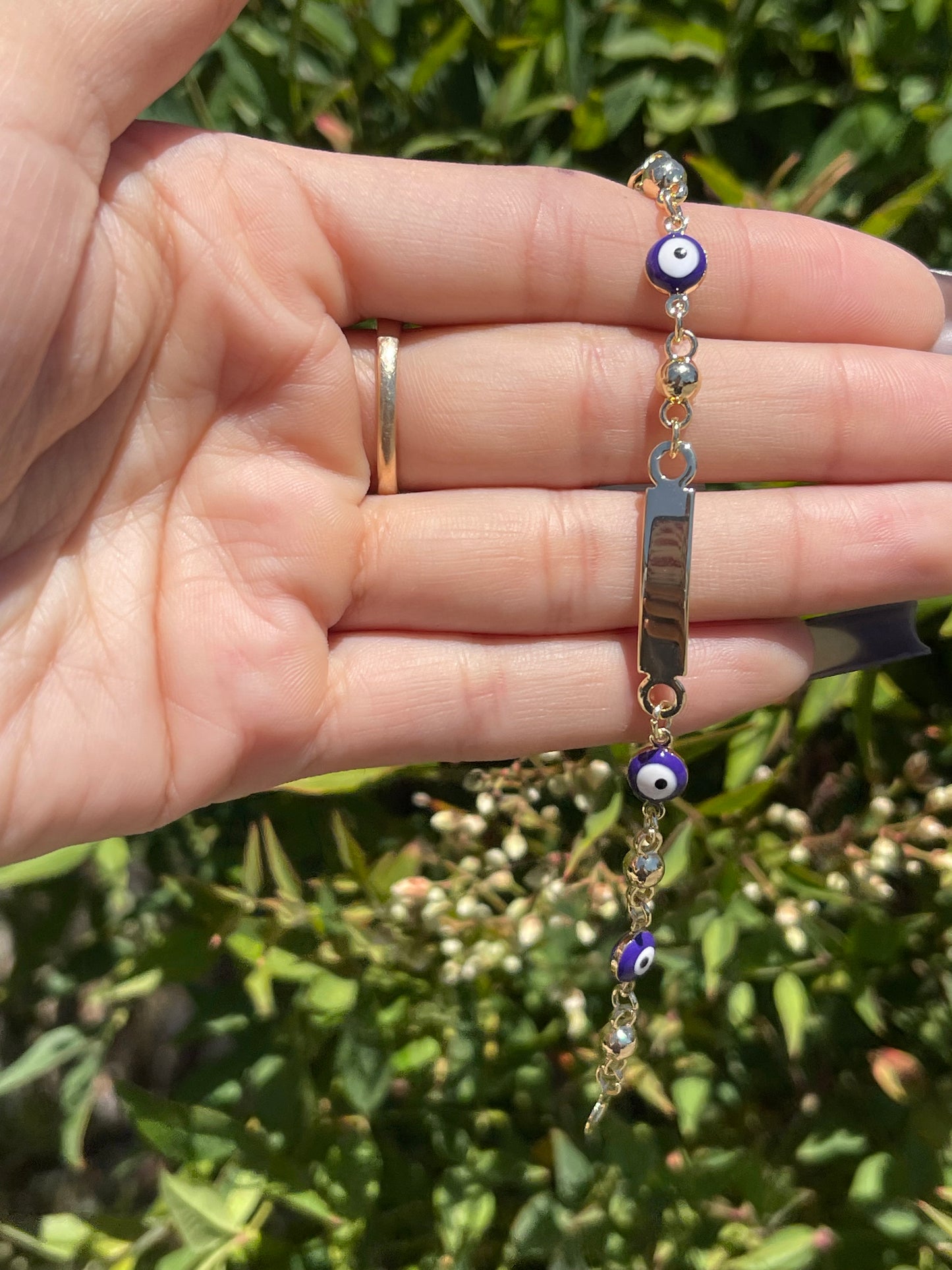Ojo Morado pulsera de niños