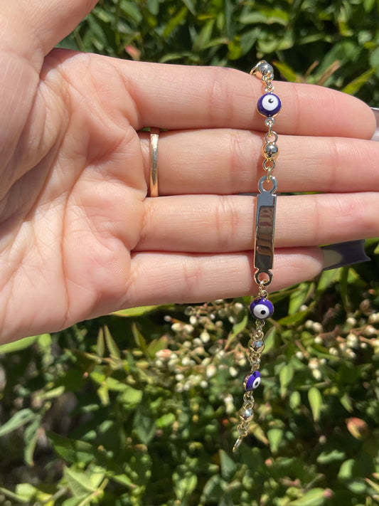 Ojo Morado pulsera de niños