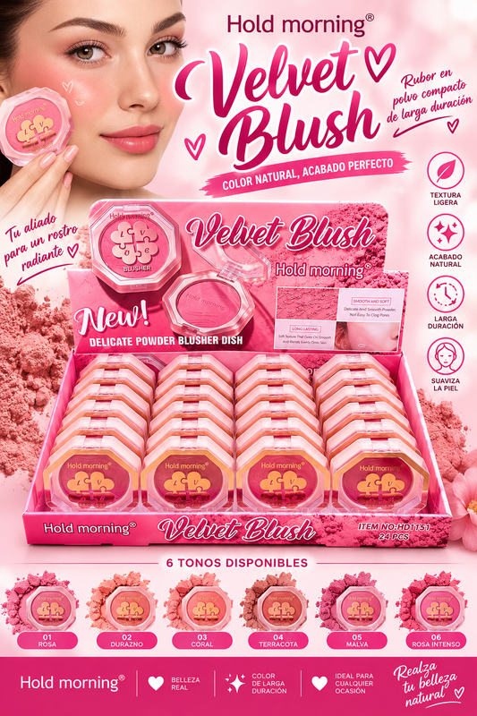 Blush vellet 24pcs