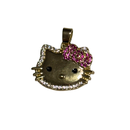 Pink Bow Pendant