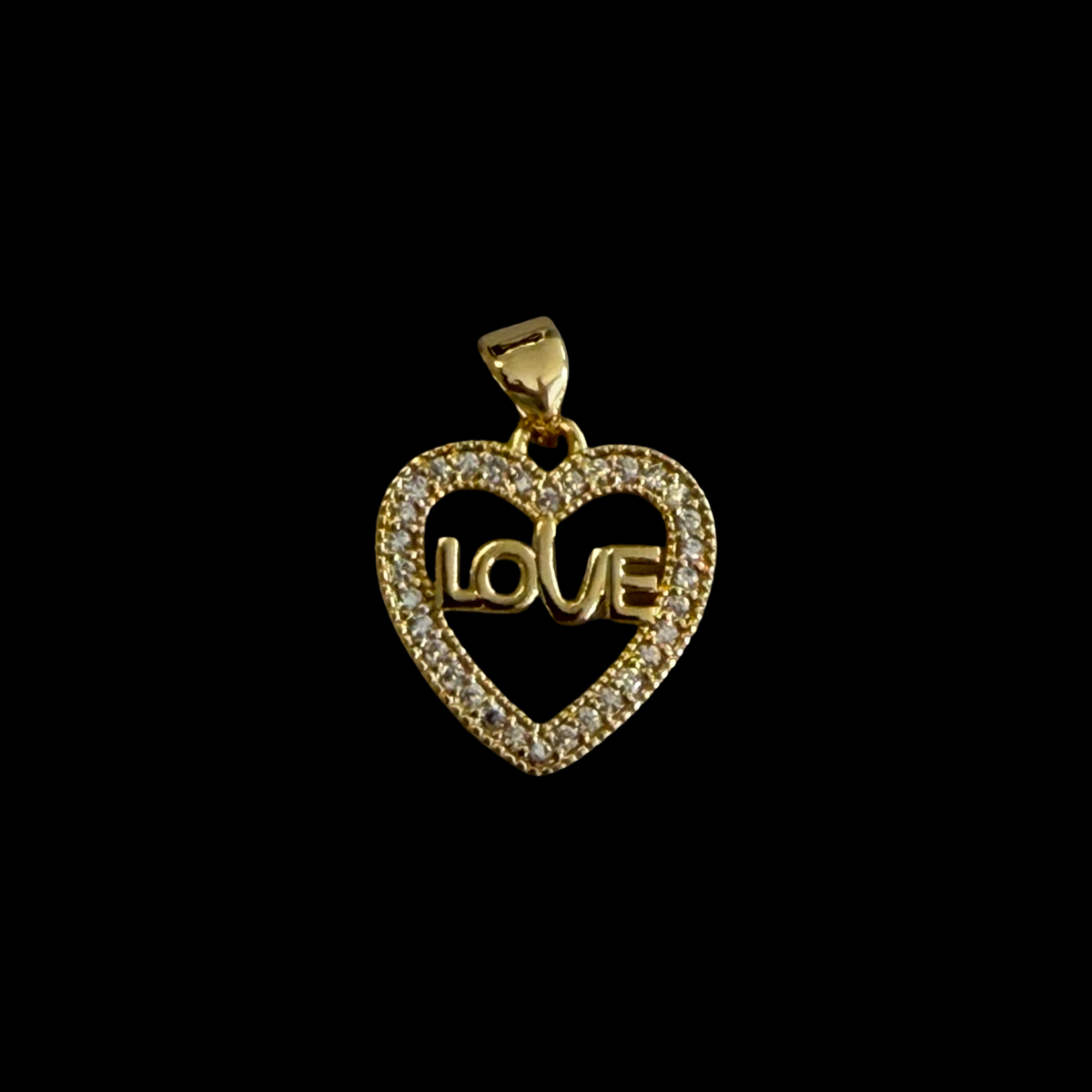 H-32 heart love pendant