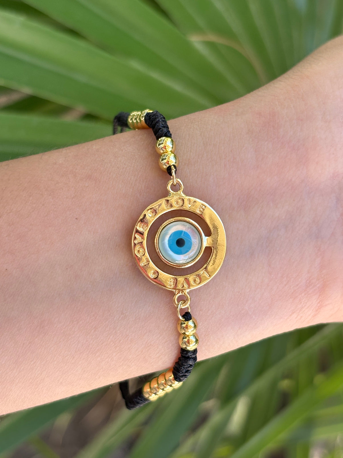 #5-B eye bracelet adjustable Hilo