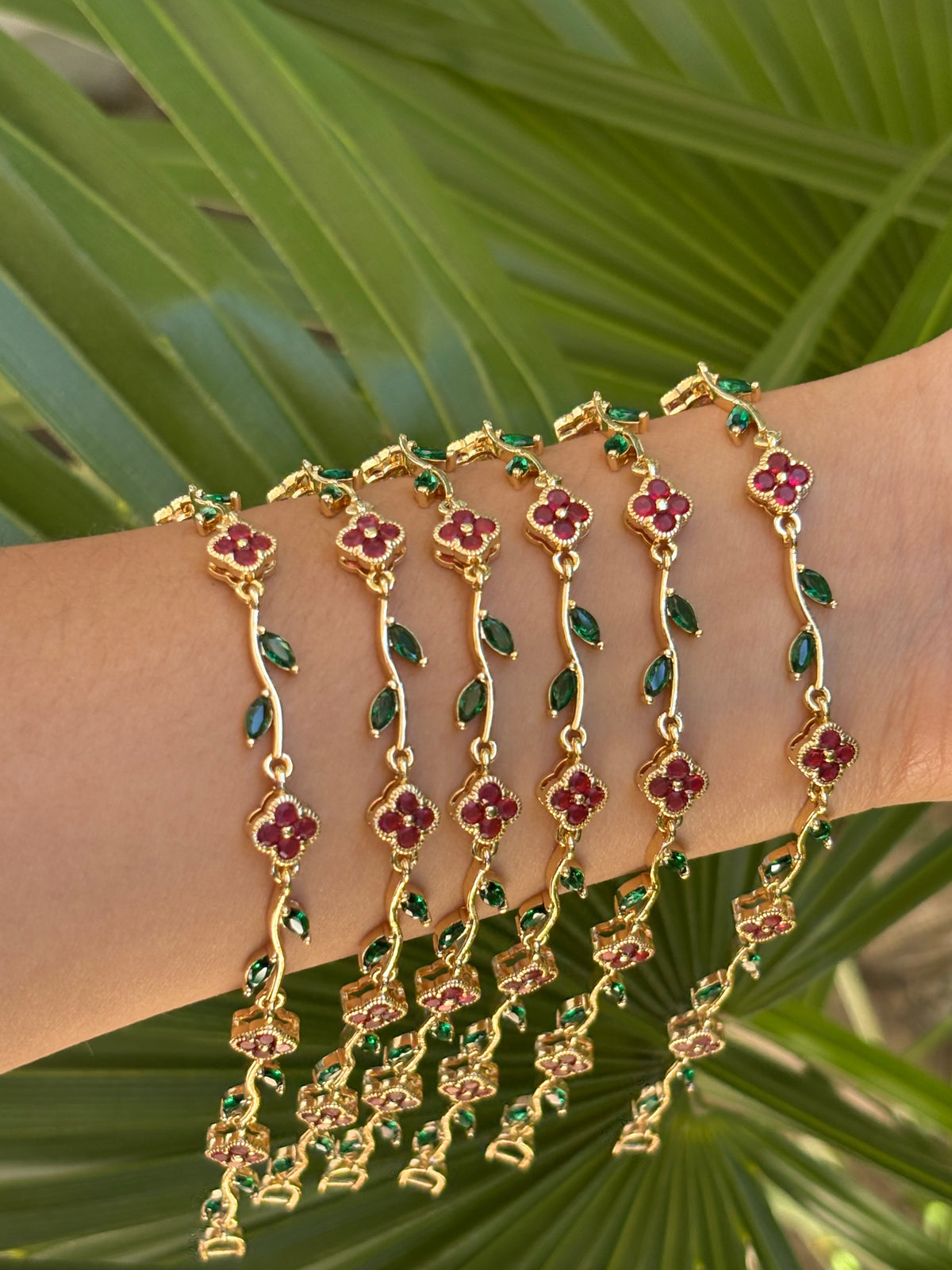Rose bracelet 1pc