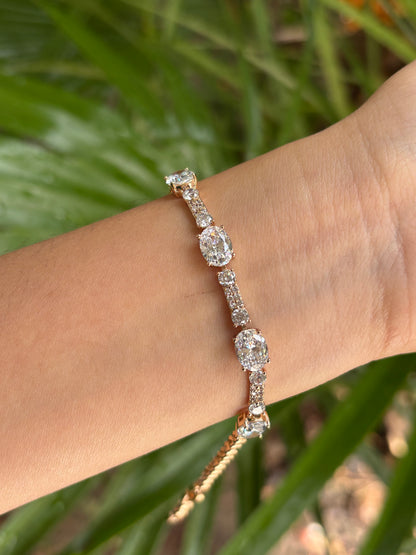 86-A Xp white gota bracelet