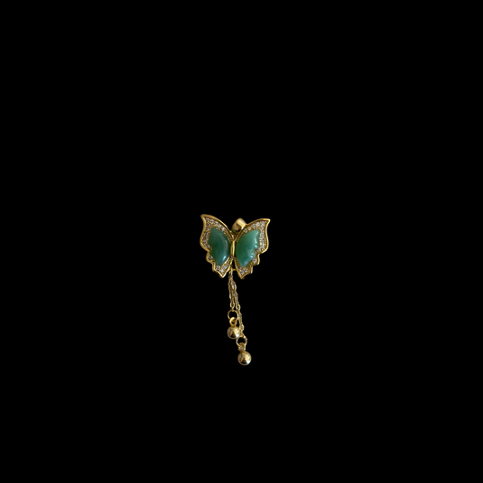 M-32 green butterfly pendant